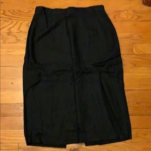 Rumours Black Rayon Skirt - Size 11 Junior